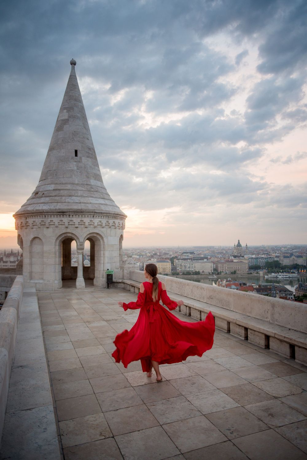 Budapest photo shoot at Fisherman's Bastion
